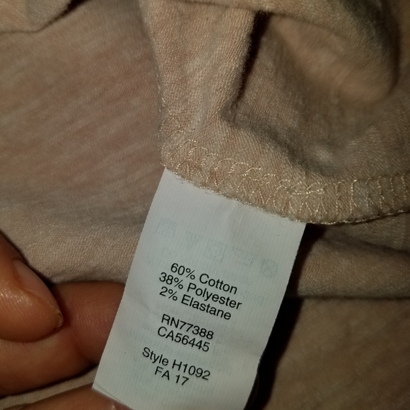 🌸 Madewell | Pink‎ Cotton Slub Turtleneck XS - Picture 8 of 11